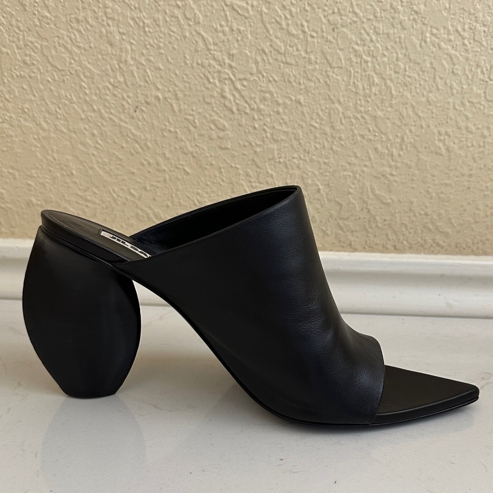 Jil Sander Architectural Heel Napa Leather Mule - Picture 7 of 9